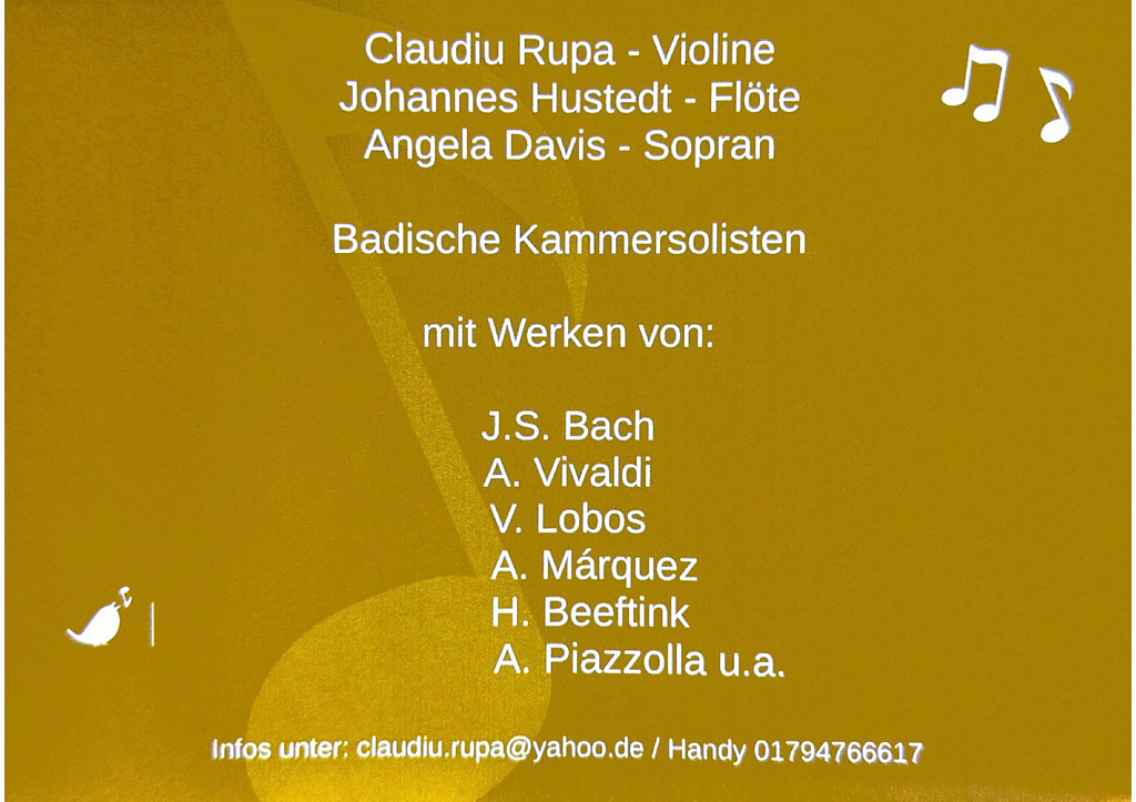 Klassik triff Musik der Welt in der St. Ulrich Kirche